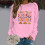 Felpa da donna girocollo a maniche lunghe, casual, pullover 2
