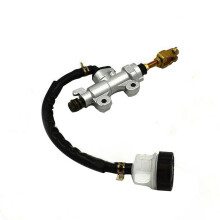 Universal 45mm Motorcycle Rear Brake Master Cylinder with Fluid Reservoir for Pit Dirt Quad ATV Bike