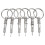 6Pcs Quick Release Pin Boat Bimini Top Pins 1/4 Inch Diameter with Drop Cam & Spring, Marine Hardware with Pull Ring 1