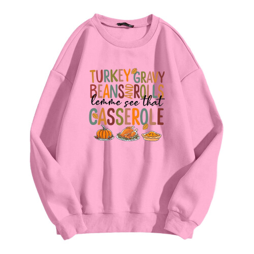 Felpa da donna girocollo a maniche lunghe, casual, pullover 2