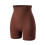 Damshorts med hög midja, enfärgade, 1 par 4
