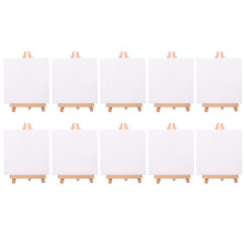 10 Set KüNstler  Leinwand Set Malerei Handwerk DIY Zeichnung Kleiner Tisch Staffelei Geschenk