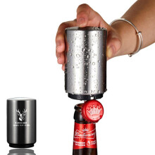Abrebotellas magnético de acero inoxidable