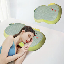 Oreiller ergonomique rafraîchissant en mousse à mémoire de forme pour la sieste au bureau, 51 x 30 cm