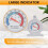 Refrigerator Freezer Thermometer Series Large Dial Thermometer Temperature Thermometer for Refrigerator Freezer 4