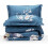 Housse de couette à motif floral, microfibre 120 g/m² avec fermeture éclair et 2