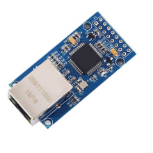 CH9121 Seriële Poort Ethernet-Netwerkmodule UART Naar RJ45-Converter  3,3 V 5 V STM32 TCP/IP-Netwerkmodule