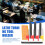 10Pcs Carbide Insert Blades + 4Pcs Lathe Turning Tool Holder Set + 4Pcs Wrench for Lathe Turning Tool Machine Tool Sets 3