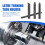 10Pcs Carbide Insert Blades + 4Pcs Lathe Turning Tool Holder Set + 4Pcs Wrench for Lathe Turning Tool Machine Tool Sets 7