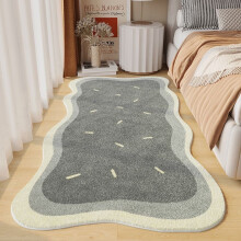 Tapis de salon, 60 x 150 cm, lavable, doux et antidérapant, idéal pour la chambre, la salle à manger, le bureau et la maison.