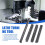 10Pcs Carbide Insert Blades + 4Pcs Lathe Turning Tool Holder Set + 4Pcs Wrench for Lathe Turning Tool Machine Tool Sets 5