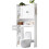 Mobiletto da bagno sopra il WC con 2 ante e 7 3