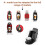 Nachfüllbarer Dolce Gusto Kaffeepad-Adapter mit Löffel und 1