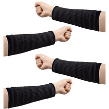 2 paires de manchons anti-coupures pour avant-bras (hommes et femmes) – Protections pour cuisiner, jardiner, souder – Adaptées aux peaux fines