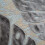 Μαξιλαροθήκη κεντήματος Velvet Leaf 20x20 ίντσες Γκρι Ασημί 5
