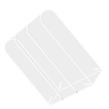 Housse de protection transparente réutilisable OUNONA pour portant à vêtements, idéale pour les placards et les portants à roulettes.