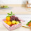 Fridge Pull-Out Storage Rack with Side Clips, Food-Grade 5