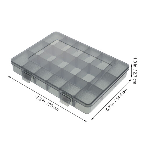 Πλαστικός οργανωτής εργαλείων Topbathy Screw Storage Box18 Partition για παξιμάδια, μπουλόνια και 1