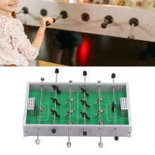 Mini masă de foosball: construcție robustă, depozitare ușoară, ideală pentru camere de joacă și seri de jocuri!
