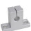 Horizontal 8mm Dia Linear Motion  Bearing Slide Bushing 200mm Linear Shaft Optical Axis with Rod Rail Support Set 5