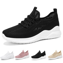 Sneakers Siúil Samhraidh le Mogall Breathable do Bhróga Leadóige na mBan le Tacaíocht Áirse Sneakers Faisin Neamhshleamhain