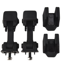 Hood Hood Lock Catch Kit for TJ 2007-2016 Black