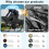 Oversize Noseless Bike Seat Extra Wide Waterproof Memory 4