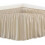 Rundum-Bettrock Beige 40 cm Fallhöhe Einzel-/Doppelbett 1