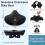Oversize Noseless Bike Seat Extra Wide Waterproof Memory 2