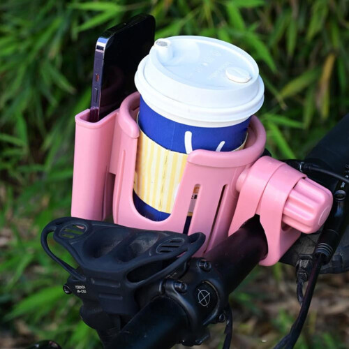 Universal stroller cup and phone holder adjustable for 1