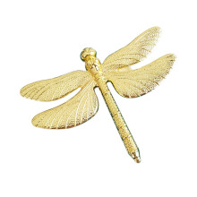 6PCS Dragonfly Napkin Ring Gold DIY Hotel Wedding Banquet Table Display Metal Napkin Fivela Decoração de Natal