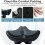 Oversize Noseless Bike Seat Extra Wide Waterproof Memory 3