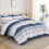 Σετ παπλωμάτων King σε χρώμα Mineral Blue – 3 τεμάχια, ελαφρύ, αφράτο, εναλλακτικό 2