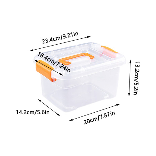 Transparent Home Storage Solution for Room Bedroom Multifunctional Stackable Toy and Clothing 1
