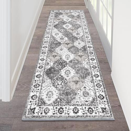 Boho-loper van 60 x 180 cm – antislip, wasbaar polyester