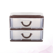 Plastic Desktop Storage Box with Drawer, 17.2 x 13.3 x 10.7