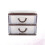Plastic Desktop Storage Box with Drawer, 17.2 x 13.3 x 10.7 1