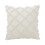 Coussin de canapé beige à carreaux avec fermeture éclair invisible 2