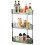 Corner Bathroom Organizer Plastic3-Tier Green 4