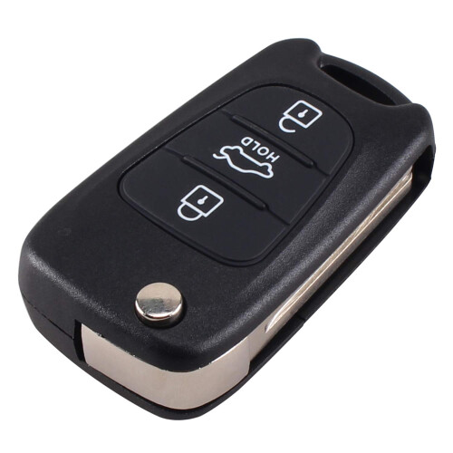 3 Buttons Flip Folding Remote Key Shell Case for  I20 I30 I35 IX20 IX35