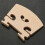 Ponte per Violino nel Acero Tipo 10PZ per Strumenti un Corda per Violino 1/8 e 1/4 e 1/2 e 3/4 e 4/4 9