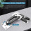 Sectional Couch Connector, 4 Pcs Metal Sofa Joint Snap Alligator Style Sectional Couch Connector 4
