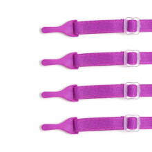 Set di 4 cinturini per occhiali, con cordino elastico e lunghezza regolabile, chiusura a clip per bambini.