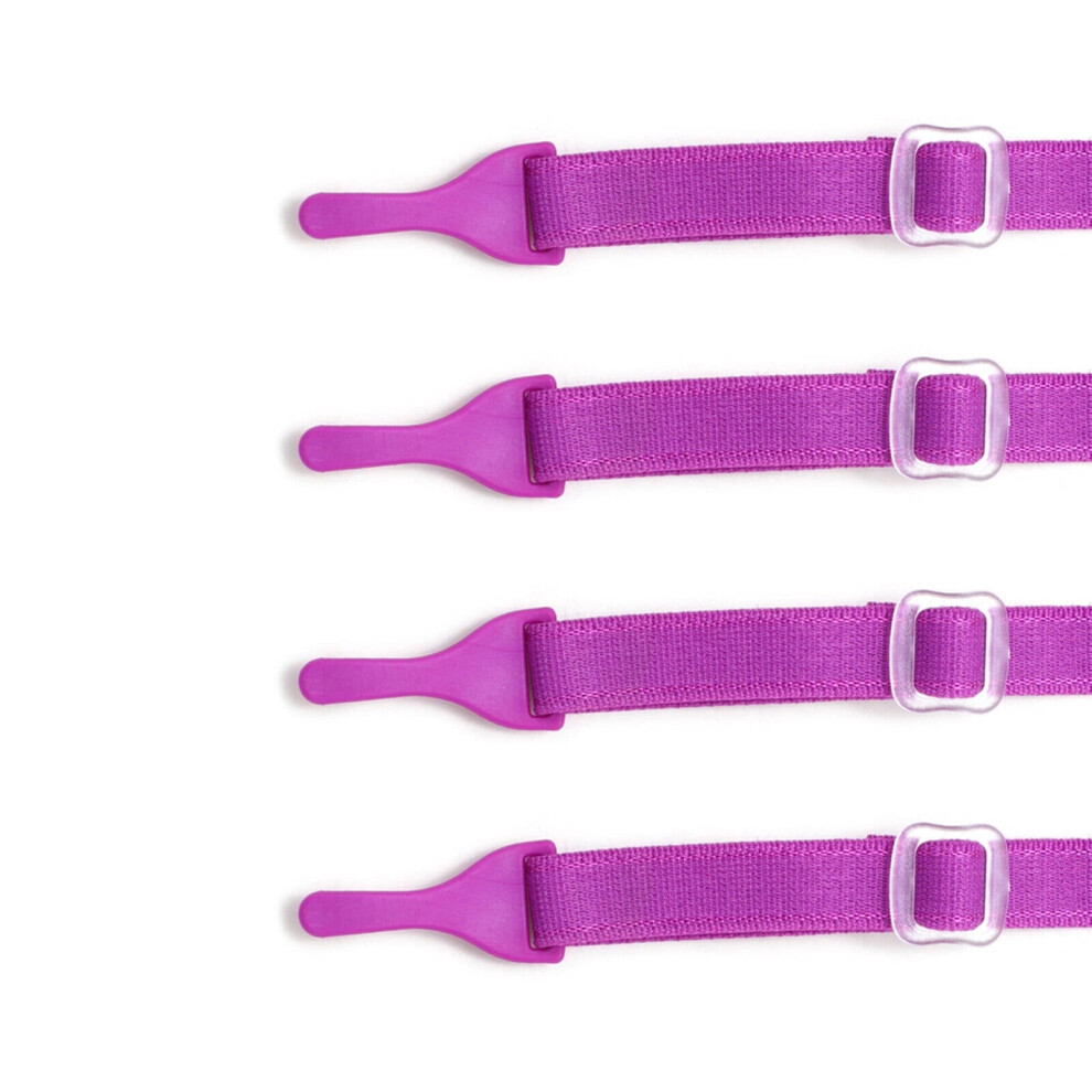 Glasses Strap Elastic Adjustable Clip-On 4 Pcs