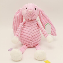 Pluche knuffel met stripfiguurmotief, gestreept en zacht, 1 stuk