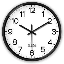 Clog Balla XFM, Clog Balla Ciúine, Oibrithe le Ceallraí, Clog Analógach Clasaiceach Beag 8 n-Orlach, Nua-Aimseartha, Simplí, Maisiúil do