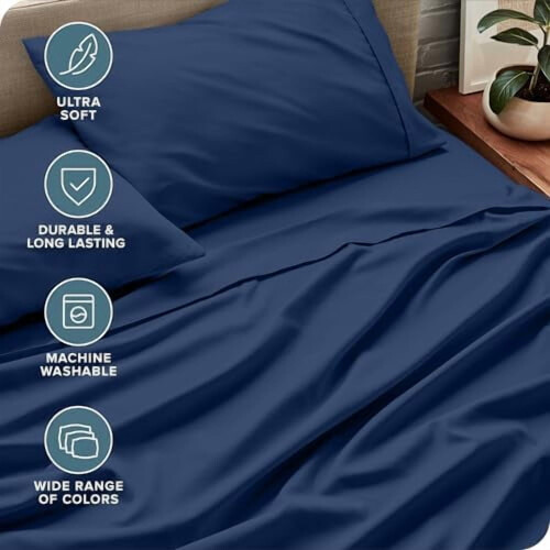 Ensemble de draps Queen – Microfibre hydro-brossée ultra-douce 2