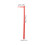Set di aste per mulino a vento in plastica – 20 pezzi, bianco e rosso, 27,5 cm e 2
