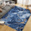 Χαλί Boho Vintage 5'x7' – Μαλακό Μοντέρνο Αφηρημένο Σχέδιο, Πλενόμενο στο Πλυντήριο, 2