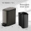 Κάδος απορριμμάτων μπάνιου Slim6L με καπάκι Soft-Close, από ανοξείδωτο ατσάλι, 4